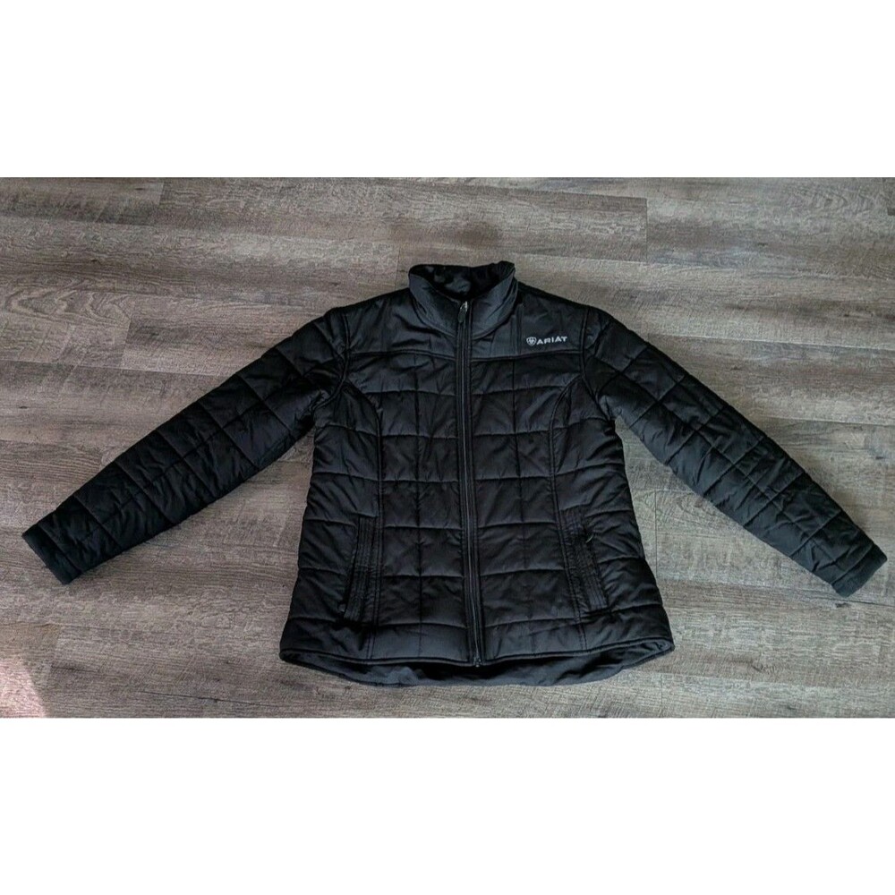 Ariat REAL Crius Insulated Jacket Womens XL Black Quilted Concealed Carry Puffer